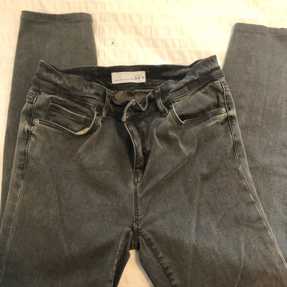 Grey Loft Skinny Jeans